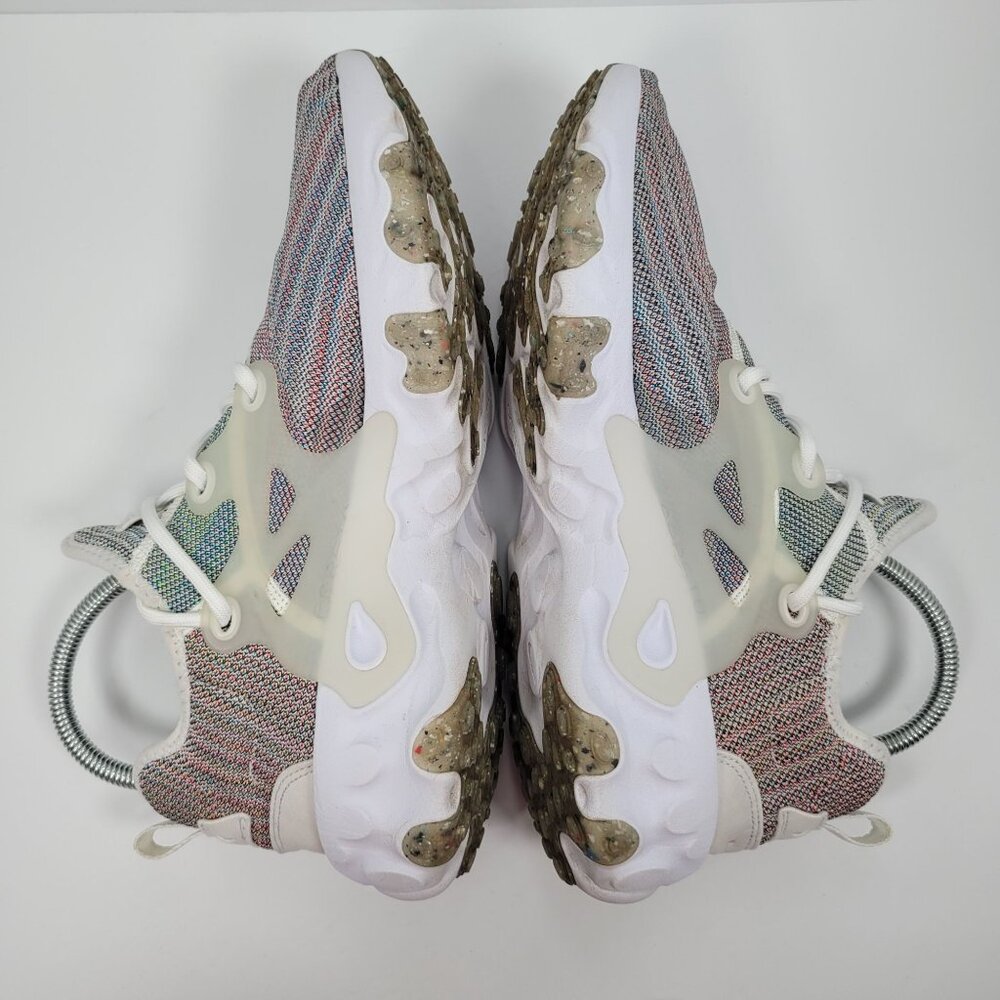 Nike 9 React Presto Flyknit Men's Multicolor Running Shoes CN1709-100 US Size 10 - Picture 6 of 8